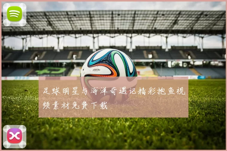 足球明星与海洋奇遇记精彩抱鱼视频素材免费下载